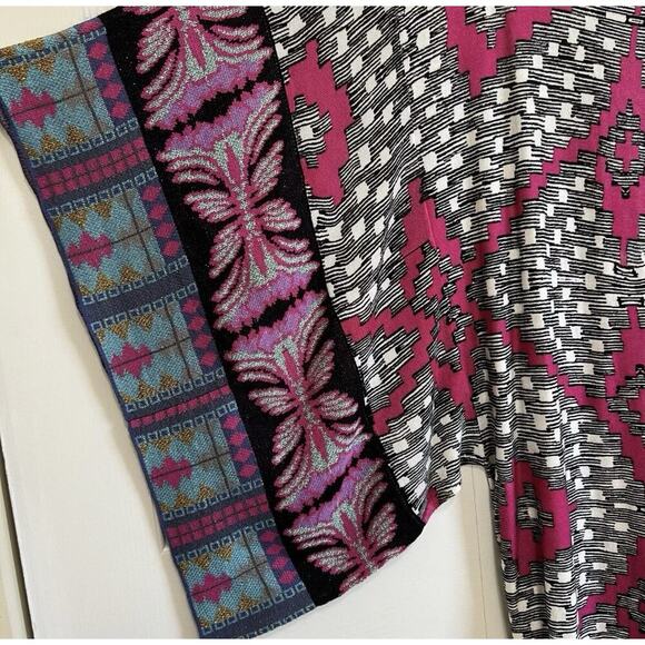 Custo Barcelona Y2K Geo Pattern Kimono Sleeve Mini Dress Size S - Picture 8 of 16